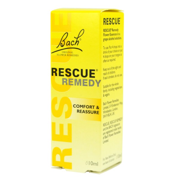 Dr. Bach Rescue Remedy Dropper 10ml Σταγόνες κατά της Συναισθηματικής Φόρτισης, 10ml 